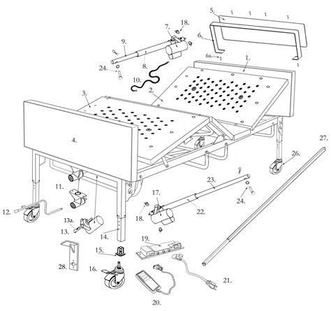 bariactric bed junction box caled drive|Drive Medical Hospital Bed Accessories and Parts.